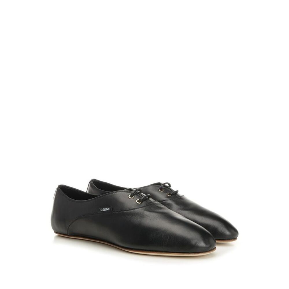 Celine Men Lace-Up Ballerinas In Lambskin
